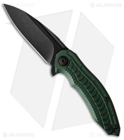 Brous Blades Bionic 2.0 Flipper Knife Green (3" Acid Stonewash)