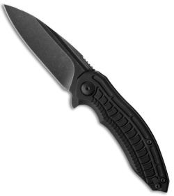 Brous Blades Bionic 2.0 Flipper Knife Black (3" Acid Stonewash)