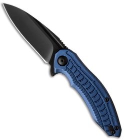 Brous Blades Bionic 2.0 Flipper Knife Blue (3" Black)