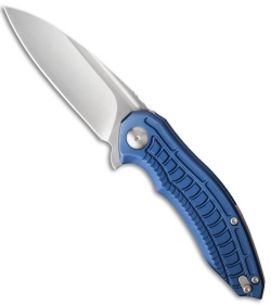 Brous Blades Bionic 2.0 Flipper Knife Blue (3" Satin)