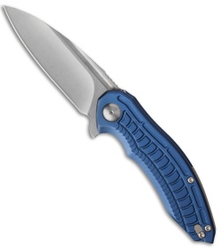 Brous Blades Bionic 2.0 Flipper Knife Blue (3" Stonewash)