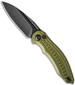 Brous Blades Bionic Automatic Knife OD Green (3" Acid Stonewash)