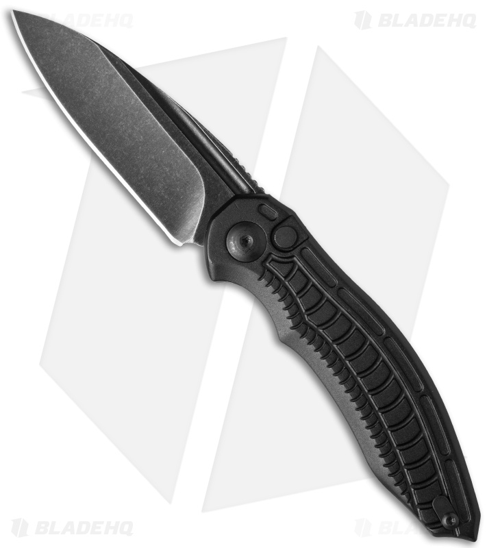 Brous Blades Bionic Automatic Knife Blackout (3" Acid Stonewash)
