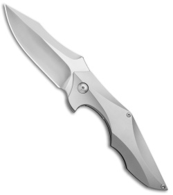 Brous Blades Snody Ante Up Frame Lock Flipper Knife Titanium (3.5" Satin)