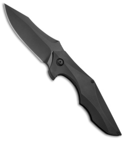 Brous Blades Snody Ante Up Frame Lock Flipper Knife Ti (3.5" Blackout)