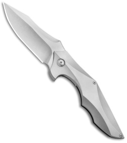 Brous Blades Snody Ante Up Frame Lock Flipper Knife Ti (3.5" Stonewash)