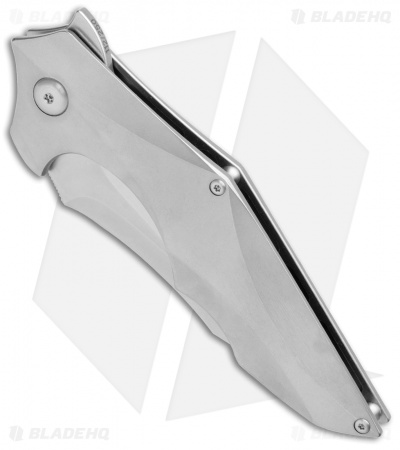 Brous Blades Snody Ante Up Frame Lock Flipper Knife Ti (3.5" Stonewash)