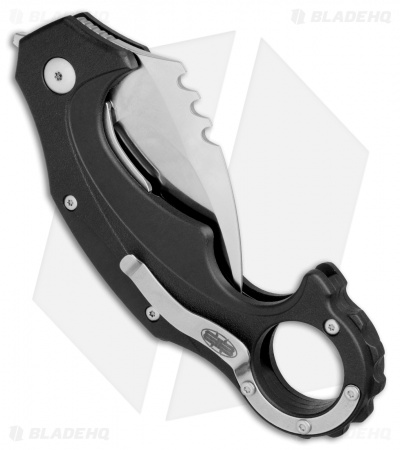 Brous Blades Import Line Enforcer Liner Lock Karambit Knife (2.5" Satin)