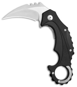 Brous Blades Import Line Enforcer Liner Lock Karambit Knife (2.5&quot; Satin) | 92434