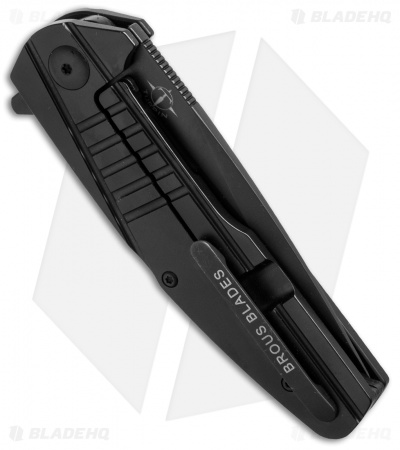 Brous Blades Insight Flipper Knife Titanium (3" Blackout)