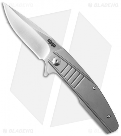 Brous Blades Insight Flipper Knife Titanium (3" Satin)