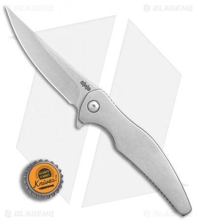 Brous Blades Sniper Flipper Frame Lock Knife Gray (3.75" Stonewash)