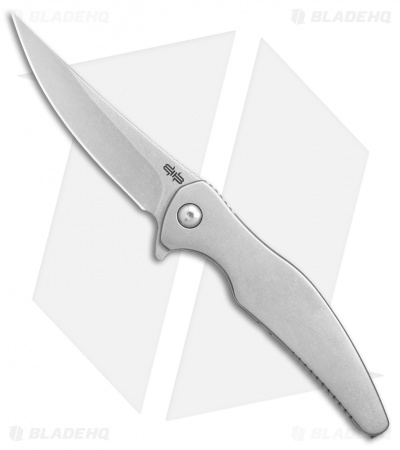 Brous Blades Sniper Flipper Frame Lock Knife Gray (3.75" Stonewash)