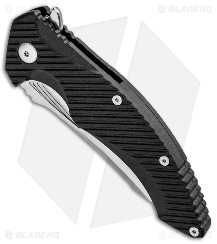 Brous Blades Import Line T4 Liner Lock Flipper Knife (3.75" Satin) Tanium Design