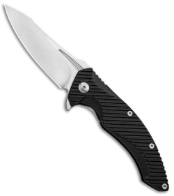 Brous Blades Import Line T4 Liner Lock Flipper Knife (3.75" Satin) Tanium Design