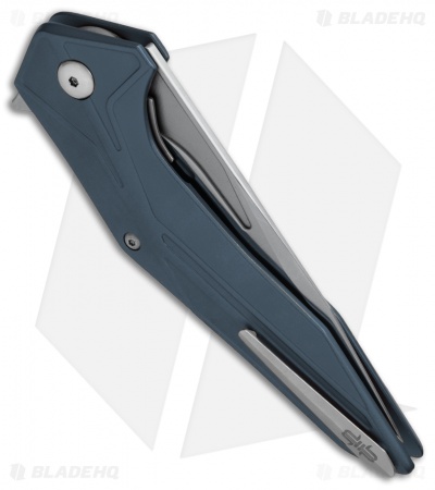 Brous Blades Tyrant Liner Lock Flipper Knife Blue (4" Satin) 