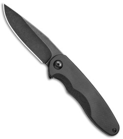 Brous Blades Specter Flipper Frame Lock Knife Black G-10 (3" Acid SW)