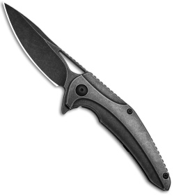 Brous Blades XR-1 Flipper Knife Acid SW Titanium (3.5" Acid SW)