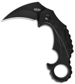 Brous Blades Enforcer Folding Karambit Knife (2.5" Blackout)