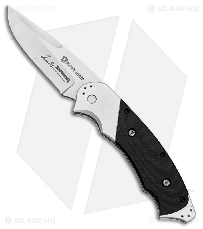 Browning Black Label Perfect Storm Liner Lock Knife Black G-10 (3.75" Satin) 