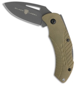 Browning Black Label TNT Lockback Knife Tan G-10 (1.875" Gray) 