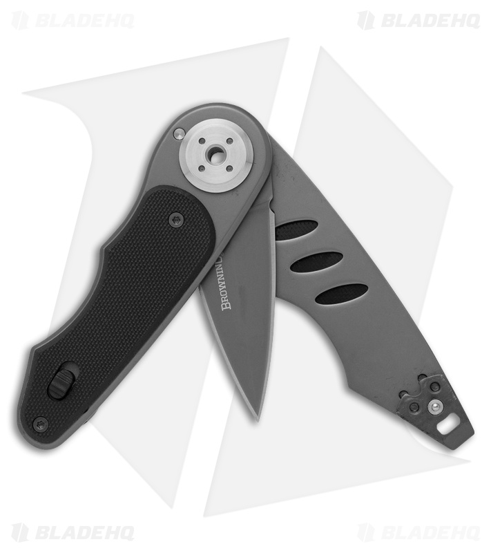 Browning Even Money Rotating Dagger Manual Folding Knife (2" Gray) 3220056