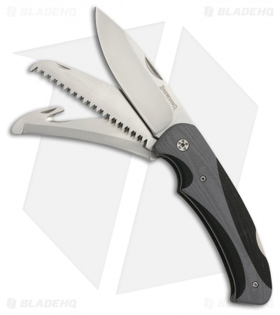Browning Multi-Kodiak Lockback Knife Black (3.5" Satin)