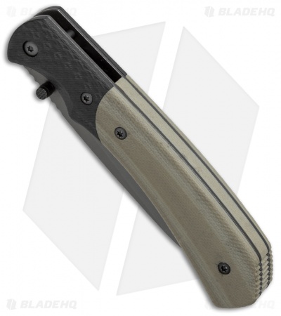 Browning Black Label Thin Ice Liner Lock Knife Tan G-10 (3.375" Gray)