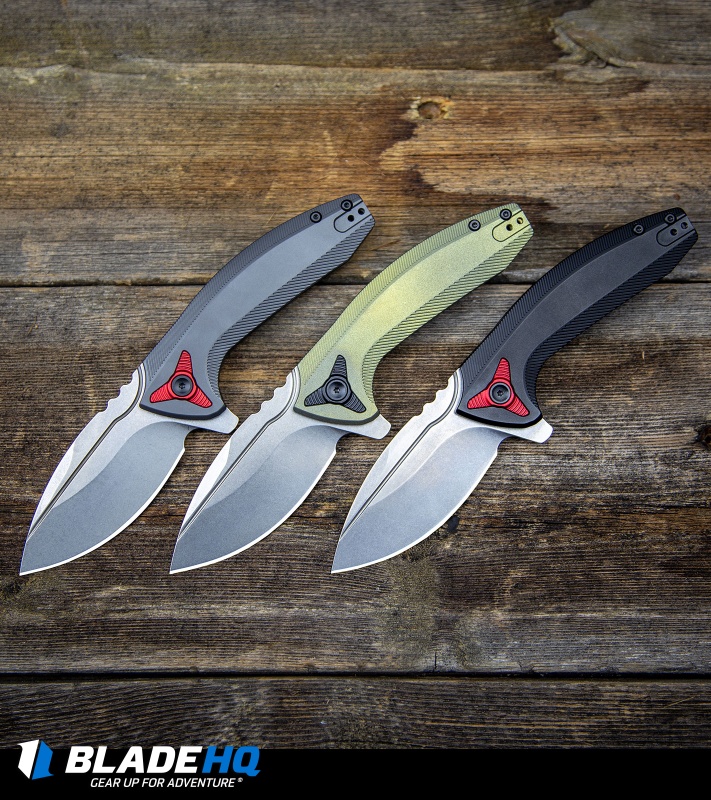 BRS E-Volve Apache Frame Lock Flipper Knife Gray Ti (2.78" Stonewash) 