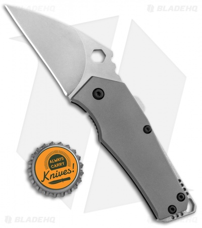 BRS E-Volve Fragment Frame Lock Knife Titanium Gray (2.25" Stonewash) 