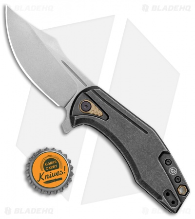 BRS E-Volve Overwatch Frame Lock Knife Titanium (3.625" Stonewash)