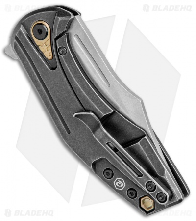 BRS E-Volve Overwatch Frame Lock Knife Titanium (3.625" Stonewash)