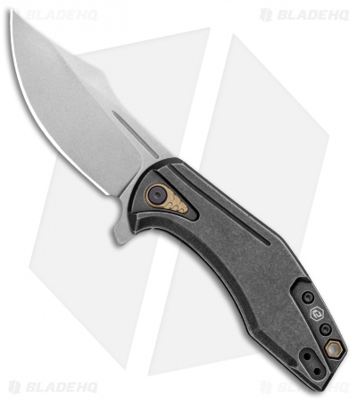 BRS E-Volve Overwatch Frame Lock Knife Titanium (3.625" Stonewash)