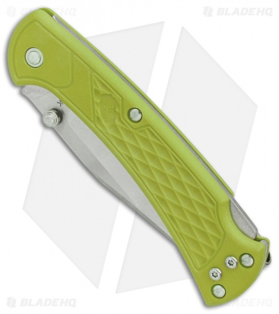 Buck 112 Slim Select Lockback Knife Chartreuse GFN  (3" Satin)