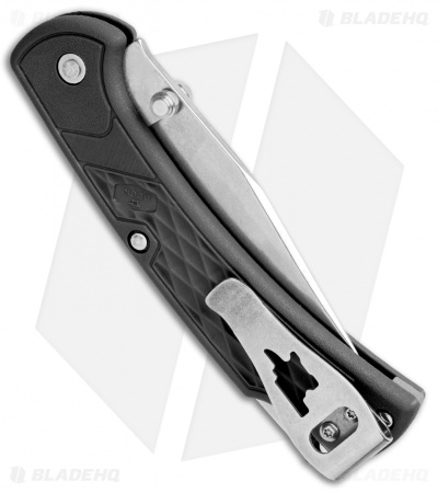 Buck 112 Slim Select Lockback Folding Knife Black GFN  (3" Satin)