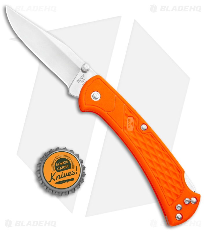 NOBUページ Buck 112 Slim Select Lockback Knife Blaze Orange (3