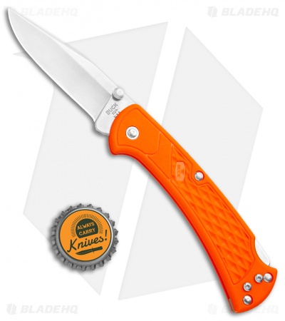 Buck 112 Slim Select Lockback Knife Blaze Orange (3" Satin) 0112ORS