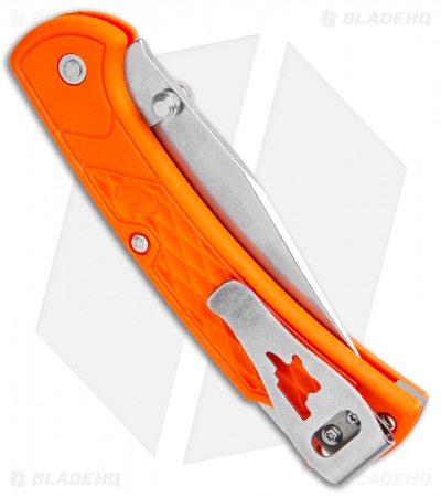Buck 112 Slim Select Lockback Knife Blaze Orange (3" Satin) 0112ORS