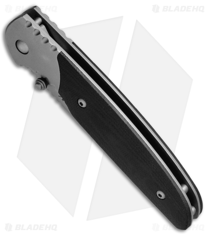 Buck 300 Glacier Liner Lock Knife Black G-10 (3.125" Bead Blast)