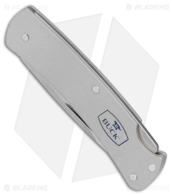 Buck Alumni Lockback Knife Gray Al (1.8" Stonewash) 0524GYS