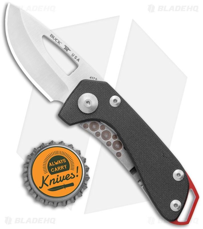 Buck Budgie Frame Lock Knife Black G-10 (2