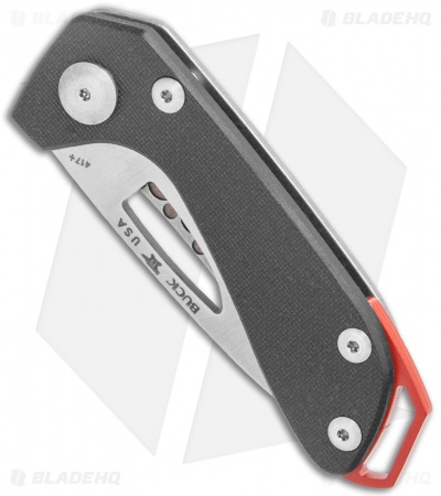 Buck Budgie Frame Lock Knife Black G-10 (2" Satin)