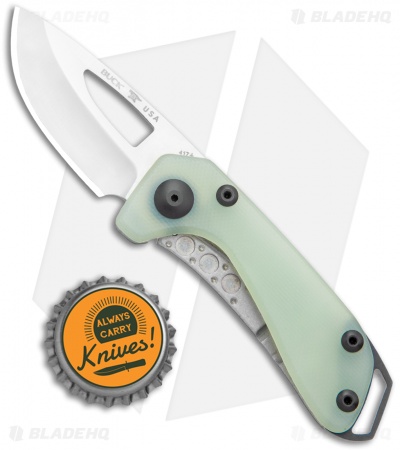 Buck Budgie Frame Lock Knife Natural G-10 (2" Satin)