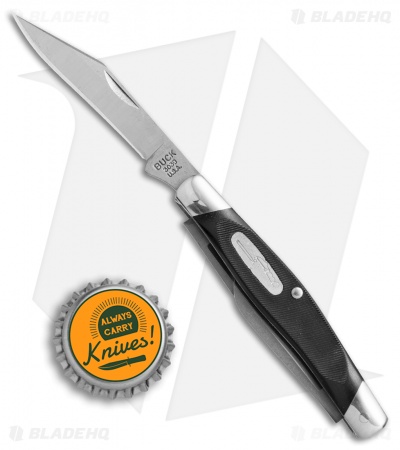 Buck Cadet Pocket Knife 3.25" Black Valox 0303BKS