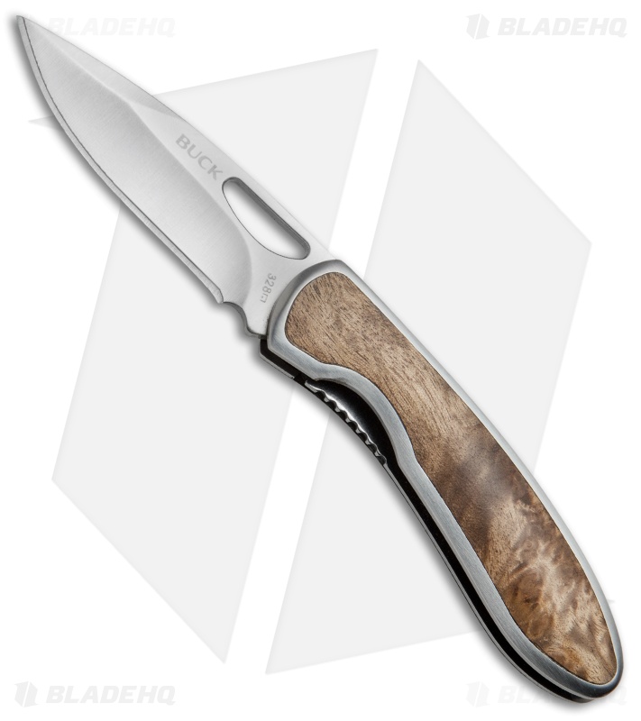 Buck Graduate Liner Lock Knife Burlwood (2.375" Satin)