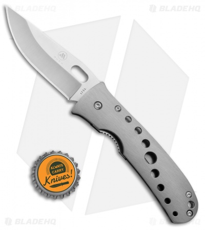 Buck Knives Mayo North Shore Liner Lock Knife Gun Metal (3.1" Satin) B173-00-0