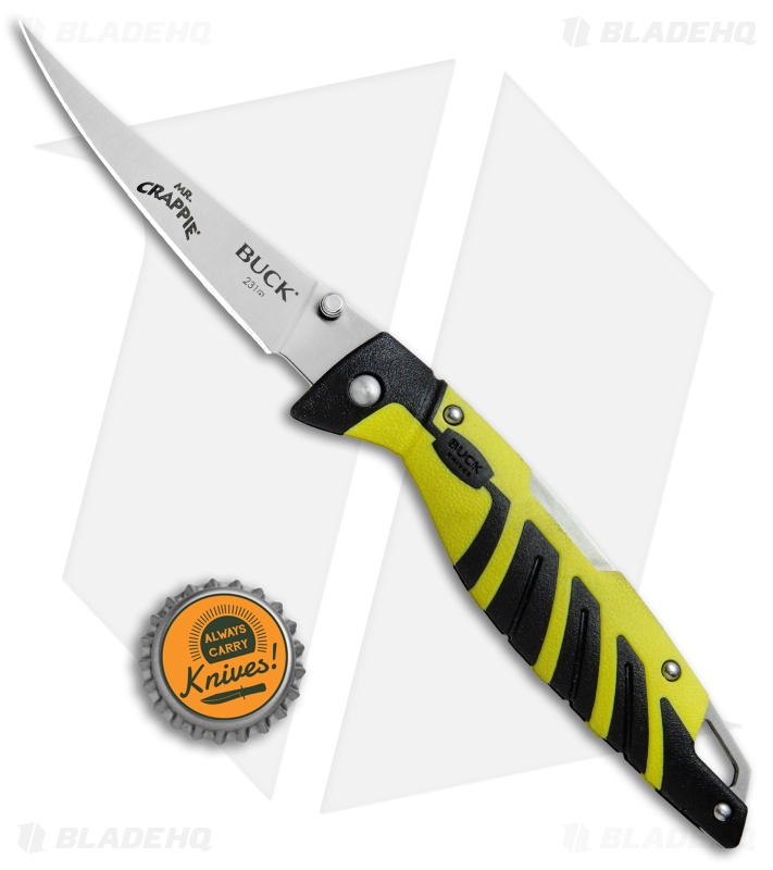 Buck Mr. Crappie Slab Shaver Lock Back Knife (3.875