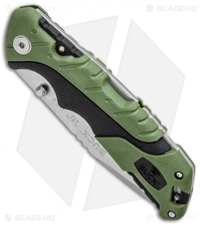 Buck Pursuit Large Lockback Knife Green GFN (3.625" Satin) 0659GRS