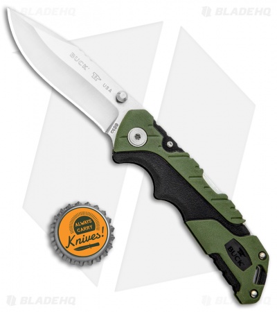 Buck Pursuit Small Lockback Knife Green GFN (3" Satin) 0661GRS