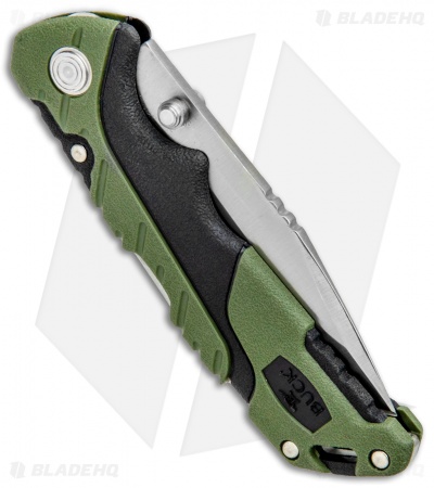 Buck Pursuit Small Lockback Knife Green GFN (3" Satin) 0661GRS